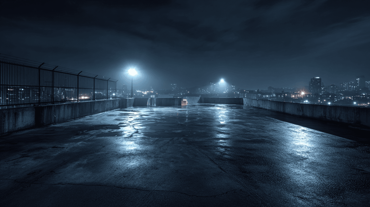 Ville nocturne et silhouette, ambiance musicale premium.